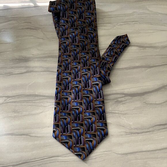THE BEATLES ORIGINAL APPLE 100% SILK TIE VINTAGE USA  Beatles Tie 100% Silk from Apple